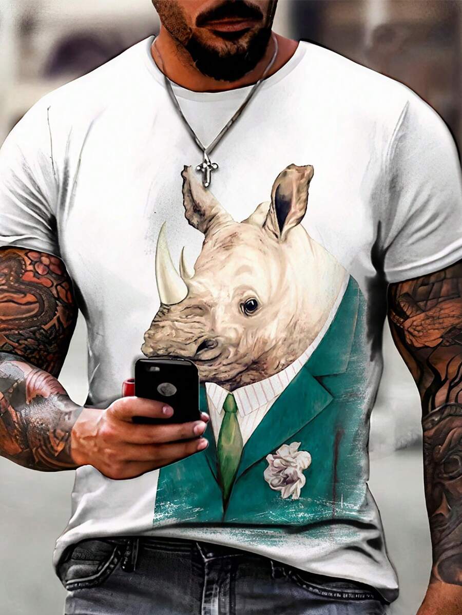 Men T-Shirts - trắng - Xem 1