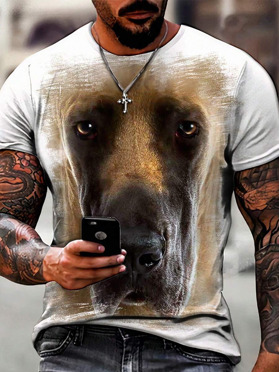 Men T-Shirts - 白色 - 查看 1