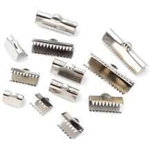 20 pièces Fermoir à boucle plate en acier inoxydable pour la fabrication de bijoux, connecteurs pour collier, bracelet, DIY