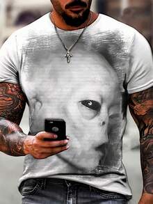 Men T-Shirts - White - View 1