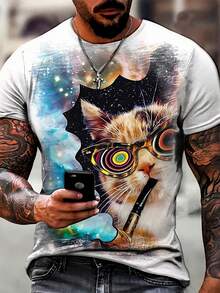 Men T-Shirts - 白色 - 查看 1