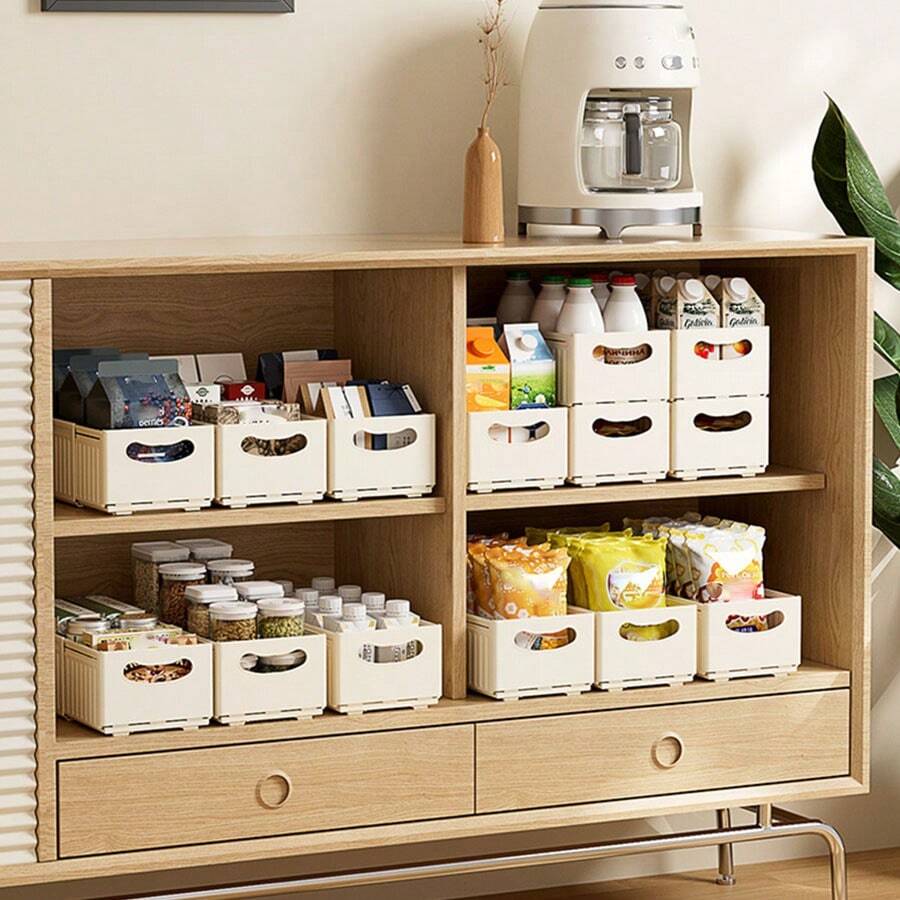 Telescopic Storage Box, Drawer Desktop Snack Sundries Kitchen