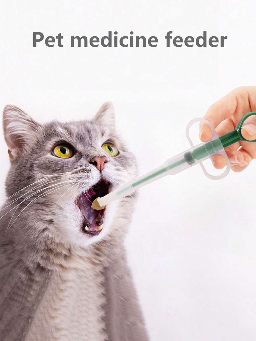 Pet Medicine Feeder PressType Pill Syringe For Dogs And Cats For