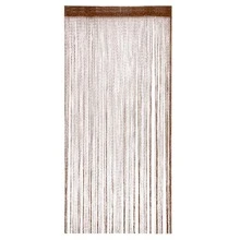Decorative Door String Curtains Window Room Divider Wall Panel Tassels Screen Blinds Home Patio Bedroom - 咖啡棕 - 查看 2