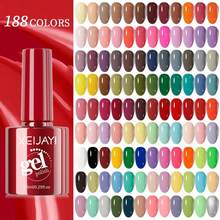 XEIJAYI 1瓶7.3ML彩色凝膠指甲油，長效UV LED凝膠指甲油炫麗亮片美甲設計凝膠琉璃 - 紫丁香色 - 查看 2