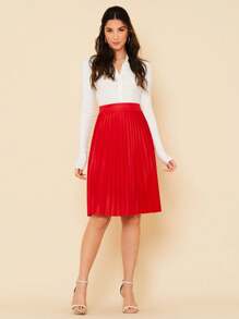 Women Skirts - Red - View 3
