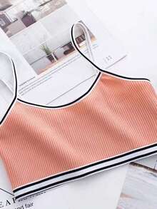 3件套青少年女童吊带文胸内衣套装，学生防凸肩带文胸