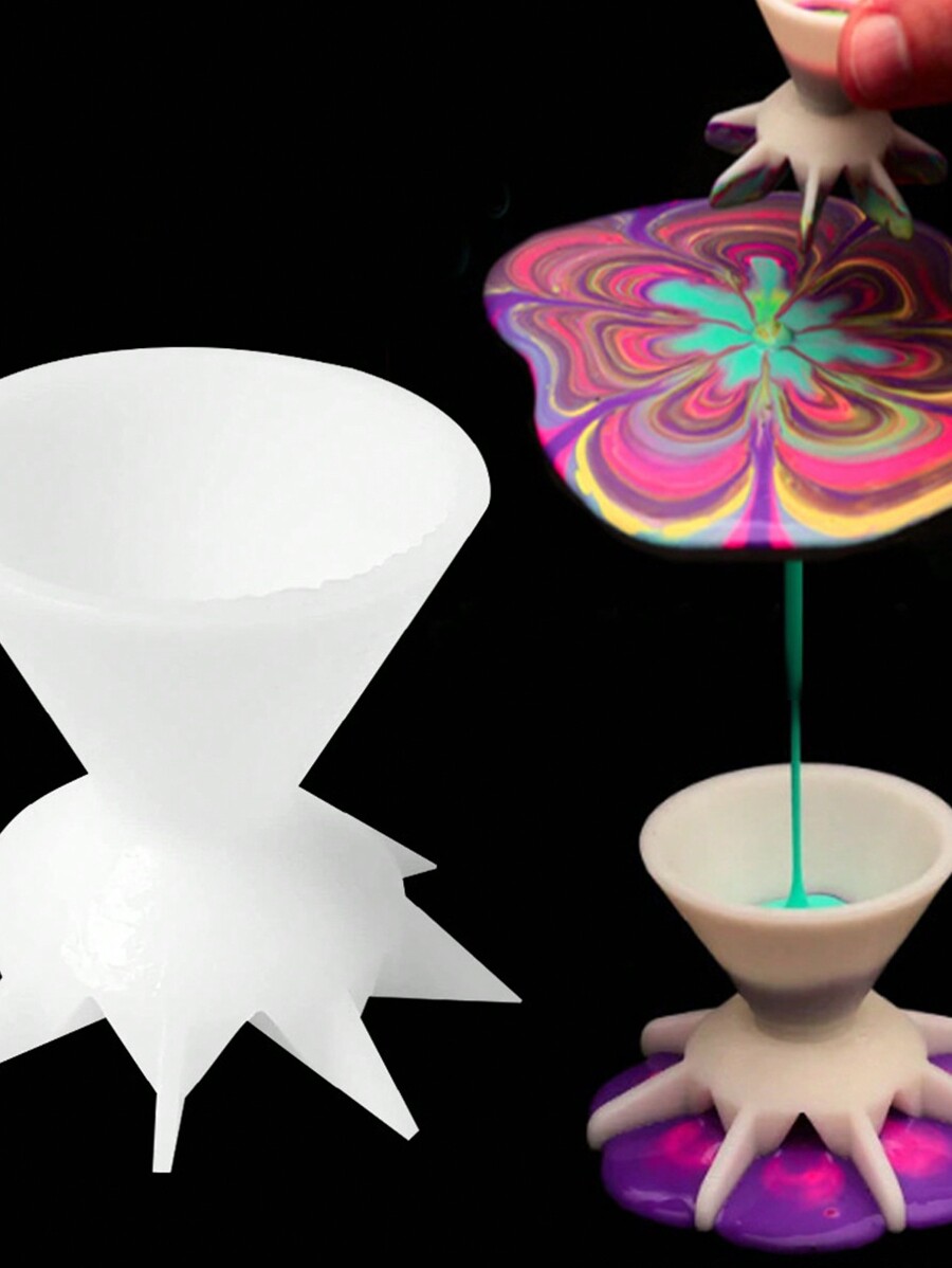 Flower Pouring Cup - Trichterbecher Für Acryl Pouring Kunst