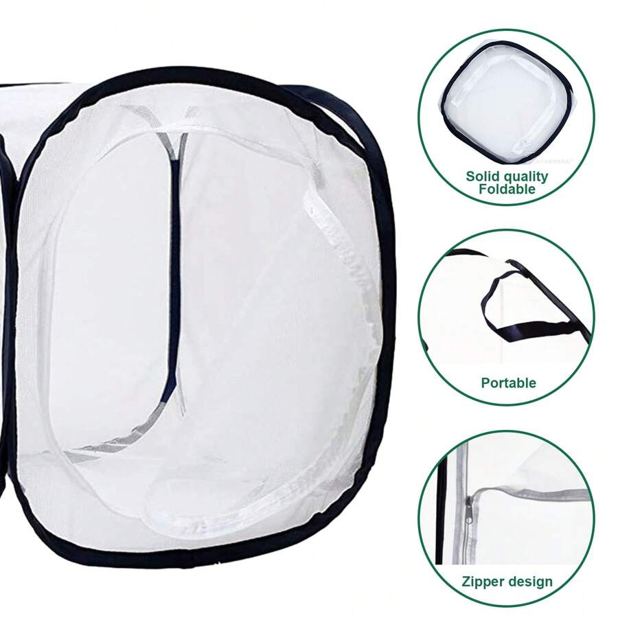 Insect Butterfly Habitat Net,30 X 30cm Insect Habitat Cage Portable