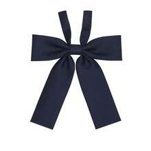 Jk純色蝴蝶領結女款畢業照領帶,校服風格衣領配件,紅/黑色 - 多色 - 查看 2