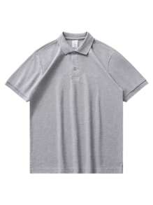 Men Polo Shirts - Màu Xám nhạt - Xem 2