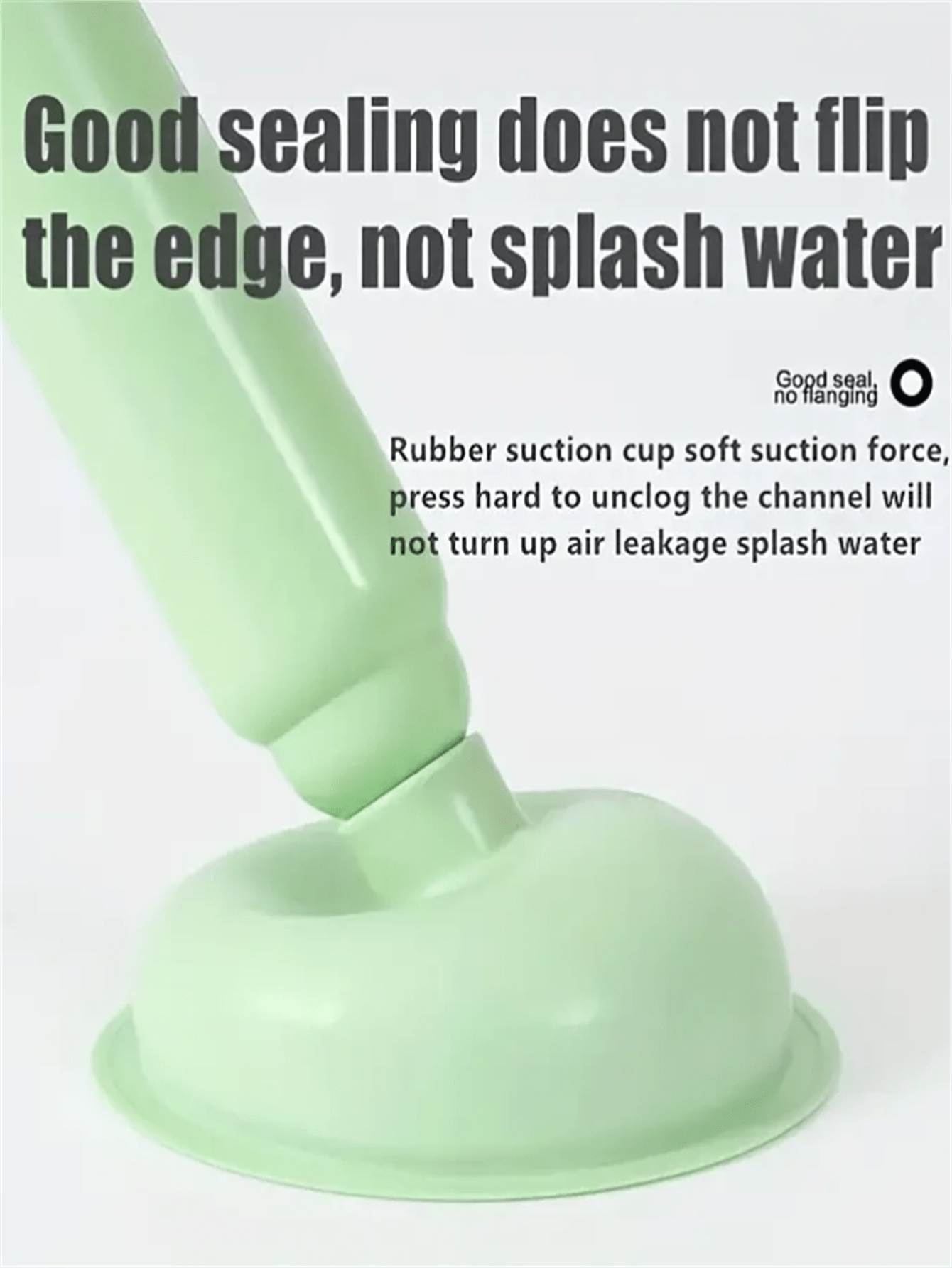 Use This 1pc Toilet Plunger To Easily Unclog Your Toilet, Strong