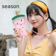 Cantimplora de SANDIA botella de agua Kawaii 320 ml  HUNSE