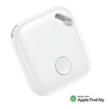 Localizador inteligente de claves antipérdida GPS Mini Tracker blanco, buscador de posición global compatible con billetera inteligente Apple IOS que usa la aplicación Encontrar mi dispositivo - Blanco - Ver 13