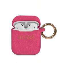 Guess Fuscia Silicon Case For  1 And 2 - Hot Pink - View 1