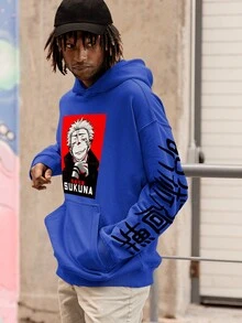 FLUXOGEEK Men Sweatshirts - 寶藍色 - 查看 2