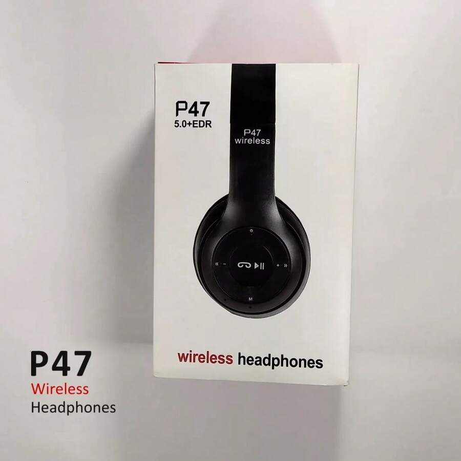 AUDIFONOS INALAMBRICOS P47 5.0+EDR - Negro - Ver 1