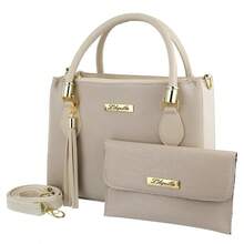 Women Shoulder Bags - 米色 - 查看 1