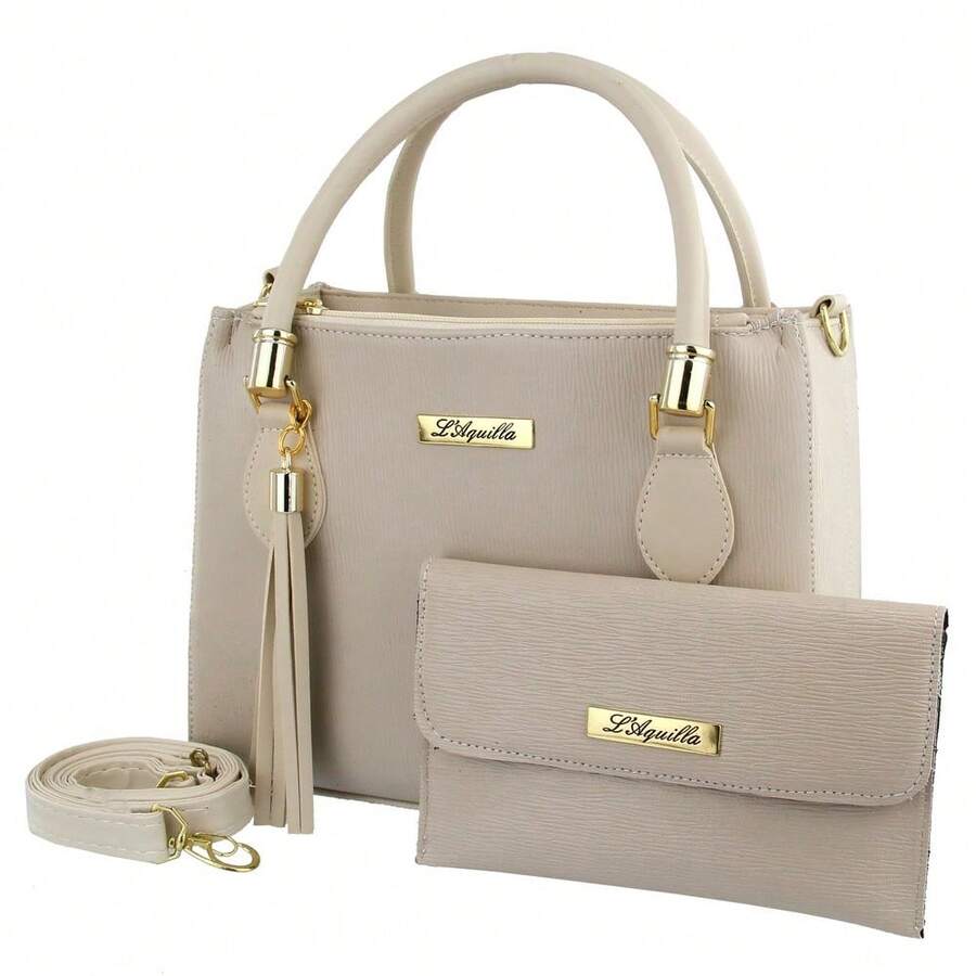 Women Shoulder Bags - 米色 - 查看 1