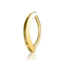 14g Stainless Steel Women's Navel Ring With Sparkling Cubic Zirconia, Curved Belly Button Rings Body Piercing Jewelry