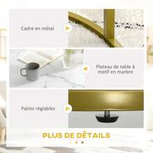 HOMCOM Coffee Tables - White - View 7