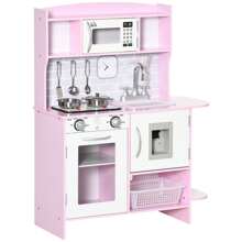 HOMCOM Kitchen Playsets - 粉色 - 查看 2