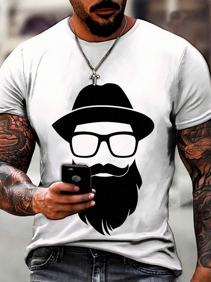Men T-Shirts - 白色 - 查看 1