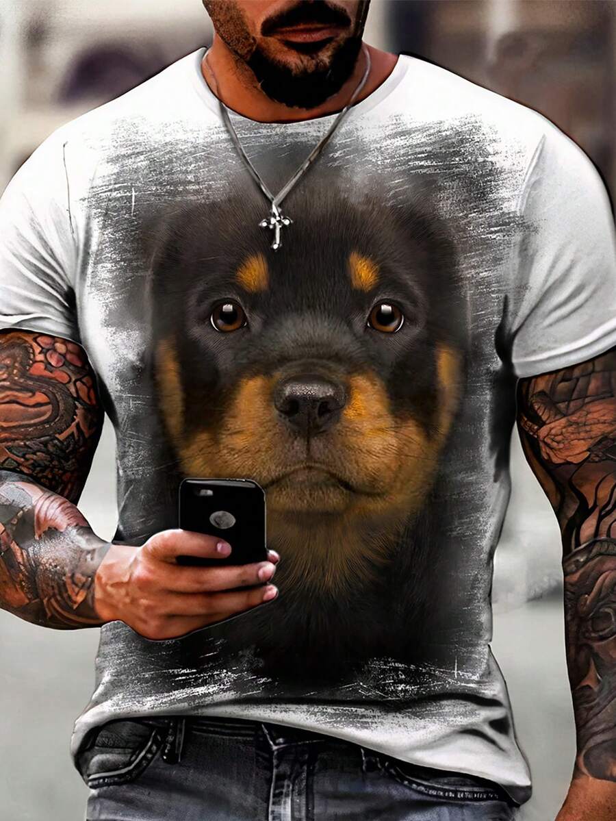Men T-Shirts - White - View 1