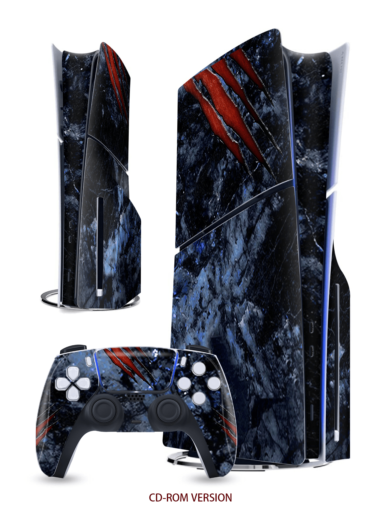 Playstation Pvc Patch สติ๊กเกอร์ การ์ตูน ความคมชัดสูง PVC ฝ้า ผิวหนัง สำหรับ PlayStation PS5 ...