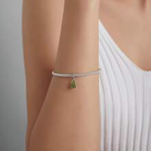 WOSTU 1 Pieza Colgante De Cuentas De Amuleto De Frutas Coloridas De Plata De Ley 925 Con Series De Piña, Aguacate, Fresa Linda, Manzana Roja Y Cereza Dulce Para Mujeres Hacer Pulseras Y Collares De Joyería Alta
