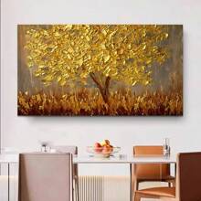 1pc Canvas Wall Art Painting Featuring Animal Horse Design. Suitable For Living Room, Dining Room, Foyer, Office, Kitchen, Bathroom Decoration. Frameless - Army Green - View 5