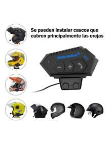 Wireless Bluetooth Headphones For Motorcycle Helmet - Black - View 6