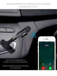 Receptor Bluetooth De Auxiliar 3.5 Manos Libres Recargable - Multicolor - Ver 4