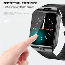 DZ09 Smart Watch Fitness Tracker Smart Watches 1.56" HD Color Screen Smartwatch Extra-Long Battery Life Sleep Monitor - Black - View 2