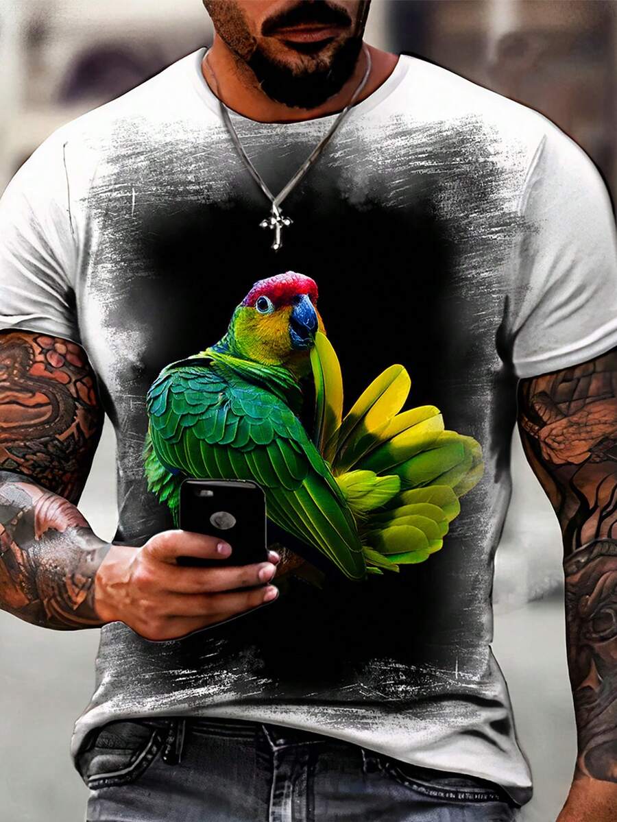 Men T-Shirts - 白色 - 查看 1