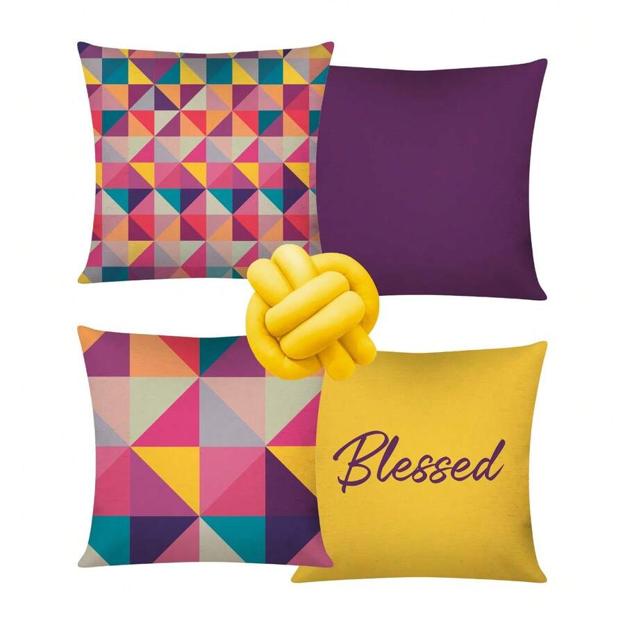 Decorative & Throw Pillows - 黃色 - 查看 1