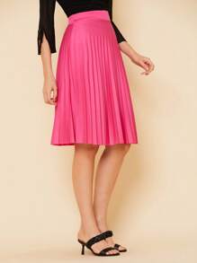 Women Skirts - Hot Pink - View 3