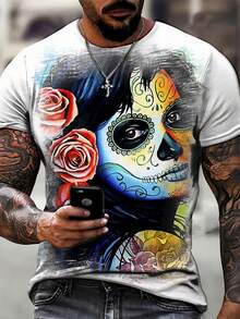 Men T-Shirts - 白色 - 查看 1