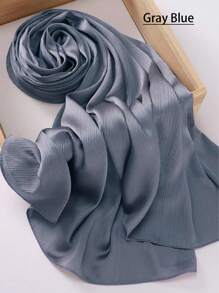 1pc Ladies' Knitted Stripe Pattern Scarf, Fashionable All-Match New Sunscreen Breathable Headband For Any Season Elegant - Multicolor - View 21