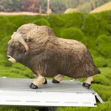 Cute Musk Ox Model Garden Ornament - Apricot - View 7