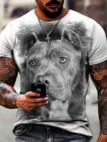 Men T-Shirts - 白色 - 查看 1