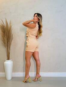 Women Two-Piece Outfits - Màu be - Xem 3