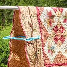 2pcs Bedding Clamp For Drying Quilt, Anti-Wind And Anti-Slip Clothespin - Green - View 3