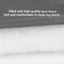Winter Verdikt Reflecterend Jassen Voor Huisdieren , Winddicht En Waterbestendig Hond Buitenshuis Jassen Met Harnas , Geschikt Voor Medium En Grote honden , Zacht En Comfortabel Warm Coral fleece Binnen