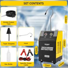 Solary Automotive Smoke Machine Leak Detector - EVAP Vacuum Diagnostic Tester For Pipe System - Yellow - View 3