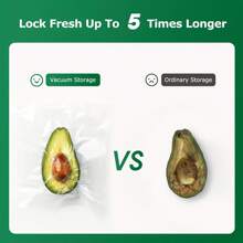 2 卷 500cm 长纹理卷袋真空压缩袋单面网状香肠腌制肉类塑料保鲜袋食品真空包装卷袋 2 卷装家用厨房电器配件小工具工具圣诞节厨房用品烹饪圣诞节 - 無色 - 查看 2