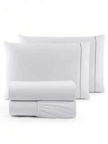 Sheet Sets With Pillowcases - trắng - Xem 1