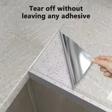100cmMarble Self Adhesive Wall Stickers Kitchen Worktop Cupboard Cover Oil-Proof - Dali-02 - View 6