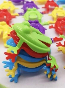 20 Stück zufällige Farben Springende Frosch Hüpf Fidget Spielsachen, neuartiges sortiertes Stresslinderungsspielzeug, Geburtstagsgeschenk, Partyartikel, kreatives kleines Geschenk, Urlaubszubehör, Geburtstagspartyartikel. Geburtstagsgeschenk. Kunsthandwerkliche Dekoration Geschenk (ohne Eimer) - Verschiedenfarbig - Übersicht 4