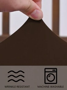 1pc/4pcs/6pcs Solid Color Stretch Spandex Seat Covers, Washable Protector Covers Suitable For Restaurant, Hotel, Home